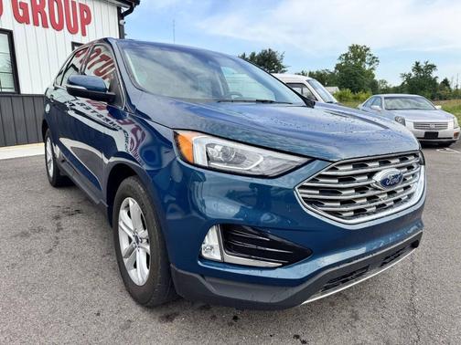 Atlas Blue Metallic 2020 Ford Edge SEL