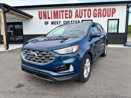 Atlas Blue Metallic 2020 Ford Edge SEL