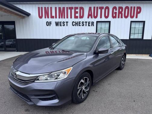 Gray 2017 Honda Accord LX 4dr Sedan CVT
