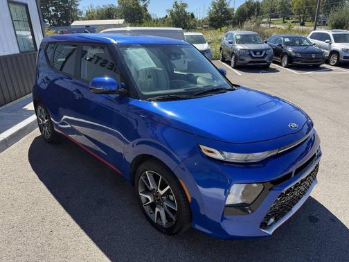 Neptune Blue/Black Roof 2021 Kia Soul GT-Line