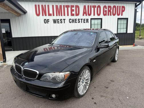 Black 2008 BMW 750 I