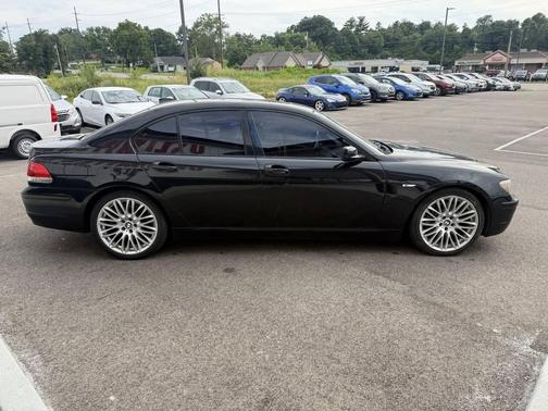 Black 2008 BMW 750 I