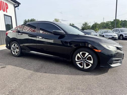Black 2018 Honda Civic LX