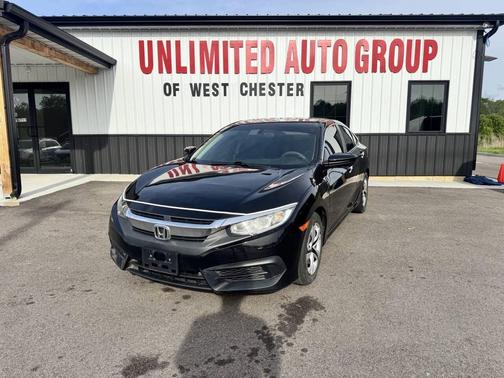 Black 2018 Honda Civic LX