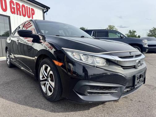 Black 2018 Honda Civic LX
