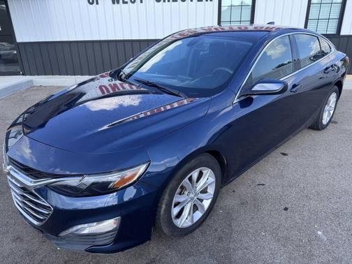 Blue 2022 Chevrolet Malibu LT