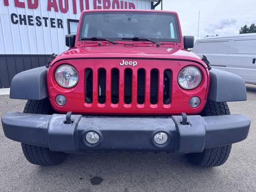 Red 2017 Jeep Wrangler Unlimited Sport