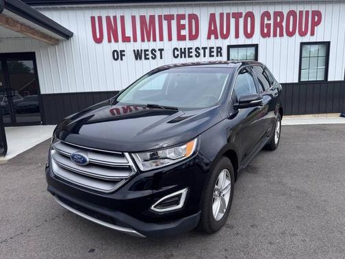 Black 2017 Ford Edge SEL