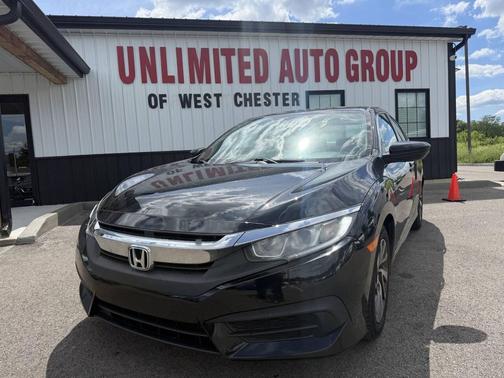 Black 2017 Honda Civic EX