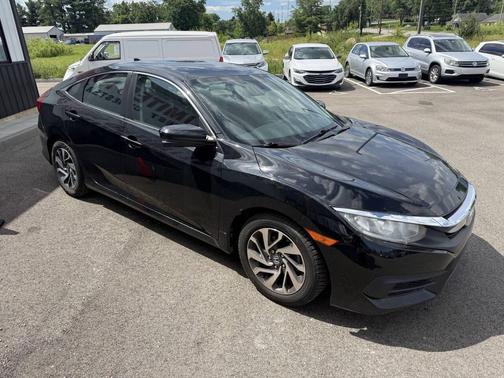 Black 2017 Honda Civic EX