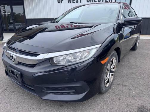 Black 2018 Honda Civic LX