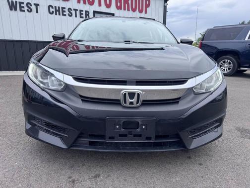 Black 2018 Honda Civic LX