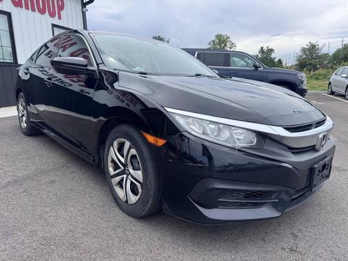 Black 2018 Honda Civic LX