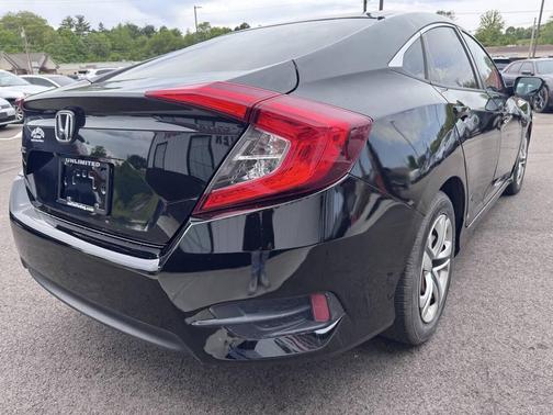 Black 2018 Honda Civic LX