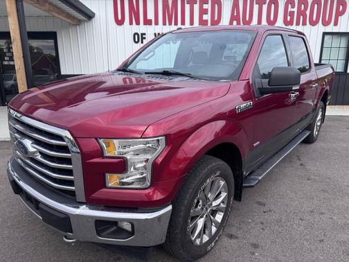Red 2017 Ford F-150 XLT