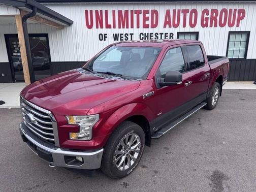 Red 2017 Ford F-150 XLT