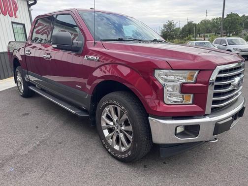 Red 2017 Ford F-150 XLT