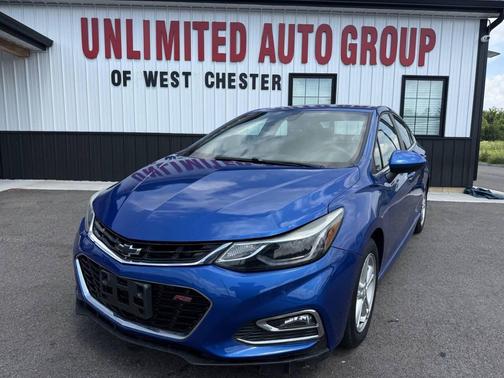 Blue 2018 Chevrolet Cruze LT