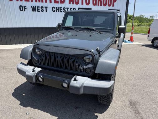 Gray 2017 Jeep Wrangler Unlimited Willys Wheeler 4x4 4dr SUV