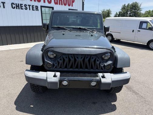 Gray 2017 Jeep Wrangler Unlimited Willys Wheeler 4x4 4dr SUV