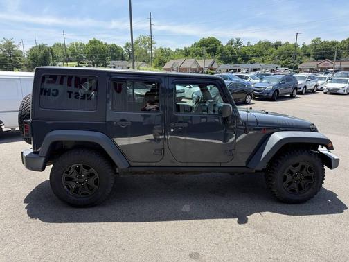 Gray 2017 Jeep Wrangler Unlimited Willys Wheeler 4x4 4dr SUV