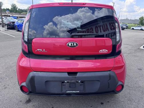 Red 2015 Kia Soul +
