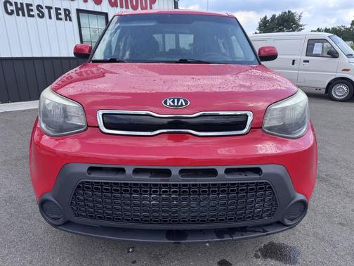 Red 2015 Kia Soul +
