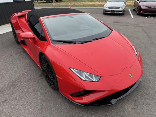 Red 2020 Lamborghini Huracan EVO EVO Spyder 2dr Convertible