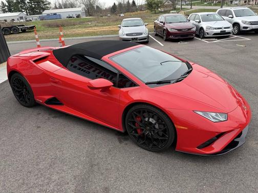 Red 2020 Lamborghini Huracan EVO EVO Spyder 2dr Convertible