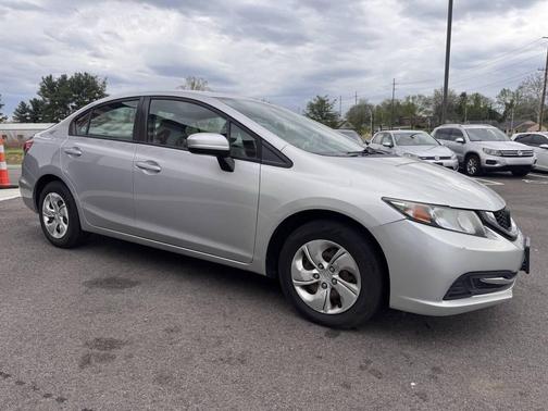 Silver 2015 Honda Civic LX