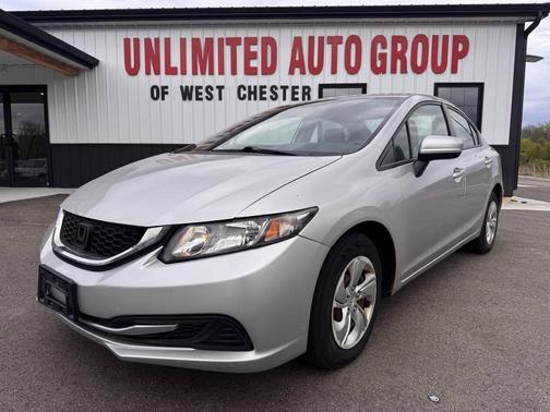 Silver 2015 Honda Civic LX