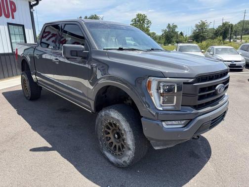 Gray 2021 Ford F-150 Lariat