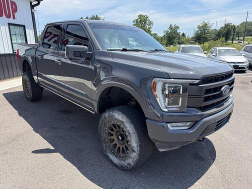 Gray 2021 Ford F-150 Lariat