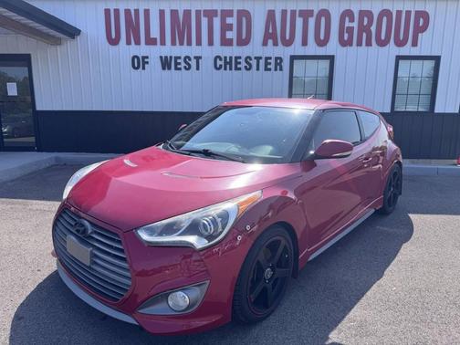 Boston Red Metallic 2015 Hyundai Veloster Turbo