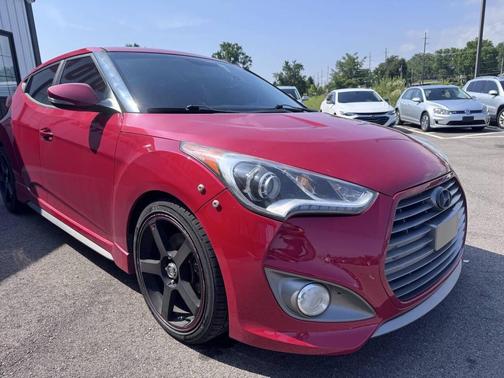 Boston Red Metallic 2015 Hyundai Veloster Turbo