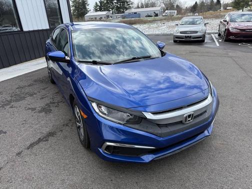 Blue 2021 Honda Civic LX