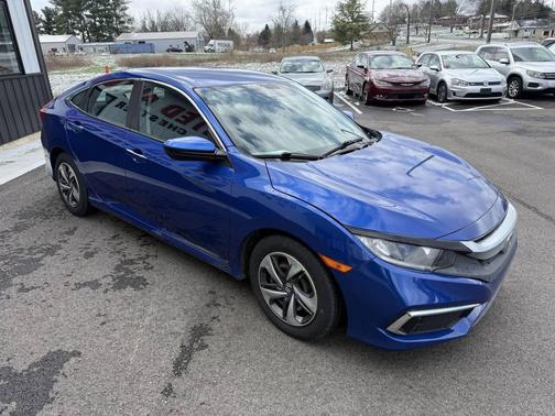 Blue 2021 Honda Civic LX