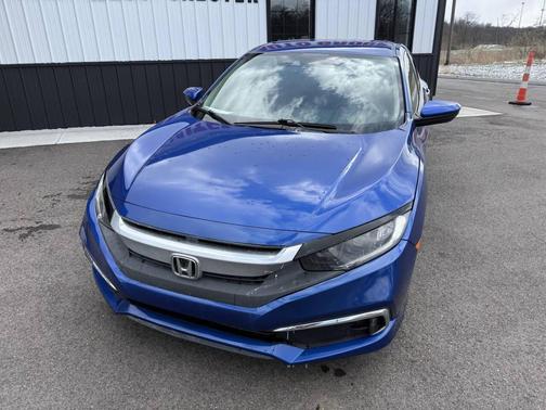 Blue 2021 Honda Civic LX