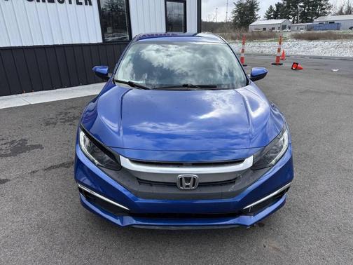 Blue 2021 Honda Civic LX