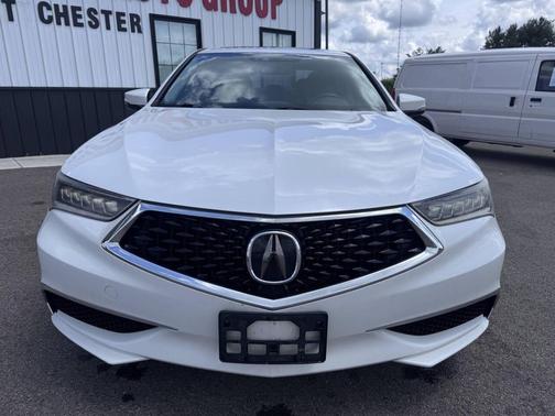 Platinum White Pearl 2019 Acura TLX Technology