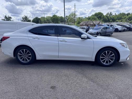 Platinum White Pearl 2019 Acura TLX Technology