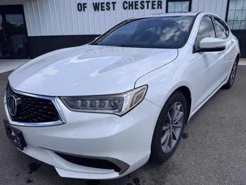 Platinum White Pearl 2019 Acura TLX Technology
