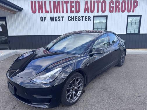 Solid Black 2022 Tesla Model 3 Long Range