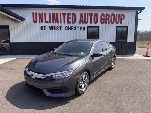 Gray 2017 Honda Civic LX
