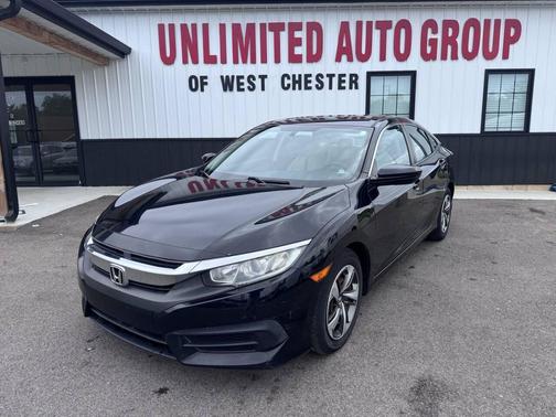 Crystal Black Pearl 2018 Honda Civic LX
