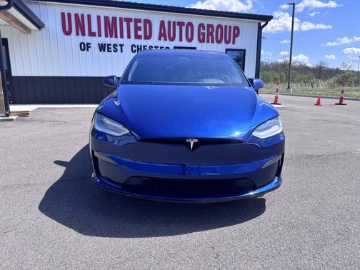 Blue 2022 Tesla Model X Plaid AWD 4dr SUV