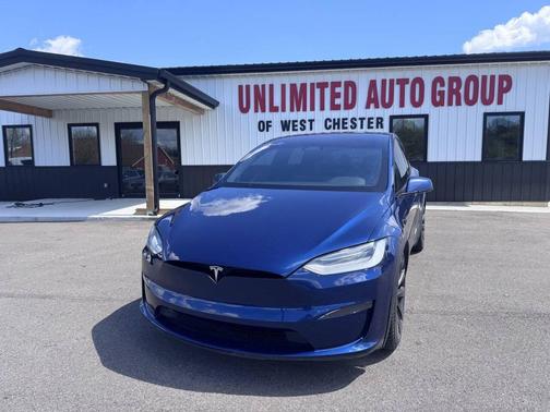 Blue 2022 Tesla Model X Plaid AWD 4dr SUV
