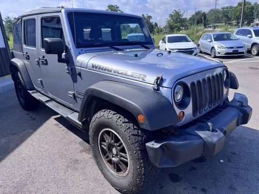 Silver 2013 Jeep Wrangler Unlimited Sport