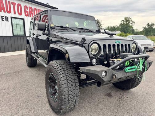 Black 2014 Jeep Wrangler Unlimited Rubicon