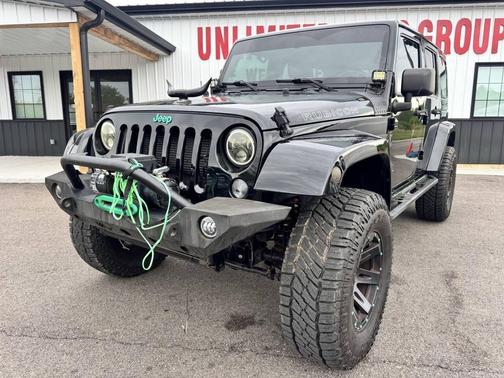 Black 2014 Jeep Wrangler Unlimited Rubicon